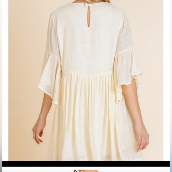 Umgee Boho Bliss Embroidered Dress Size Large - Picture 3 of 6